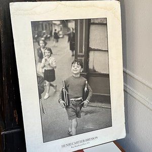 Vintage Henri Cartier-Bresson "Rue Mouffetard Paris 1954" Poster